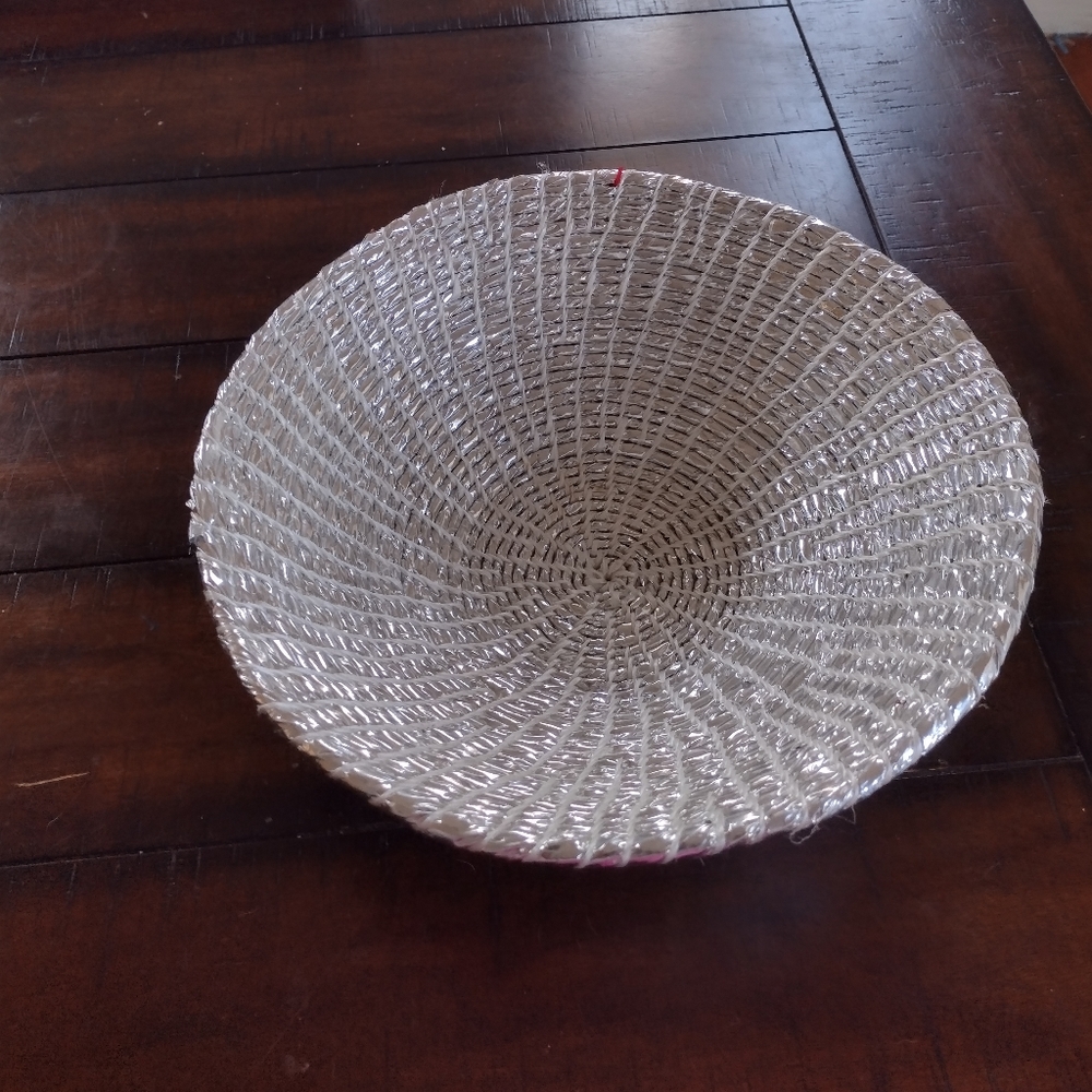 Back Nepal silver basket.